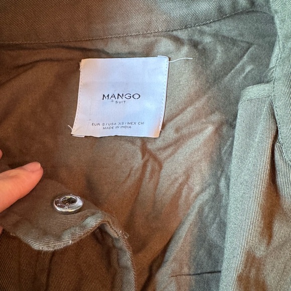 Mango jacket boho floral embroidery and detail oversized cropped like new - Picture 4 of 4